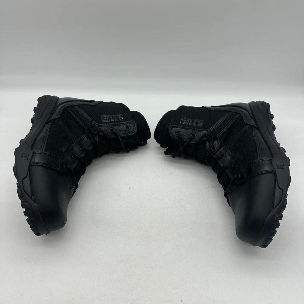 5.11 Tactical 12439ABR Mens Size 9 Black Leather Duty Work A/T 6